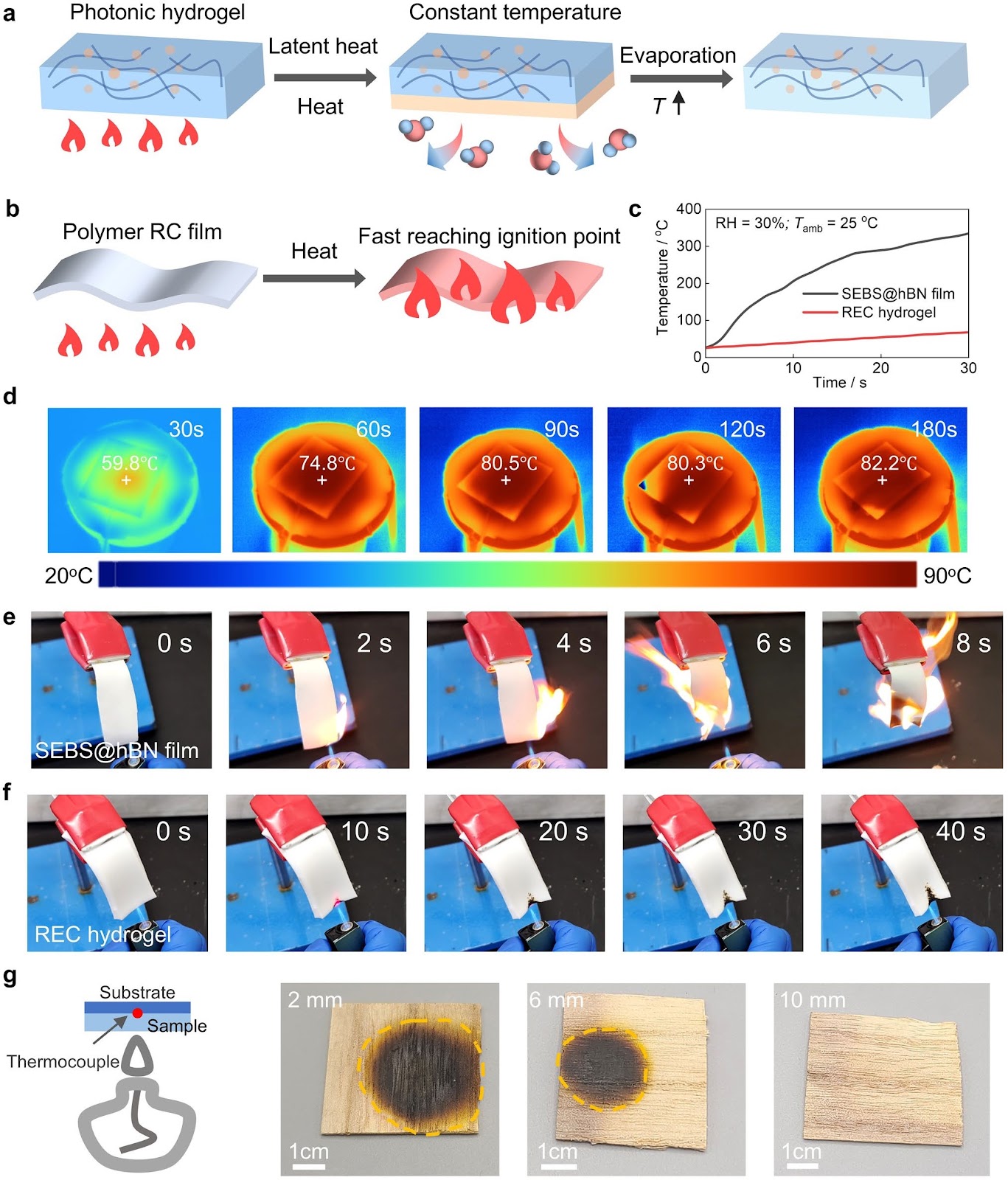 Radiative Coupled Evaporation Cooling Hydrogel for Above-Ambient Heat Dissipation and Flame Retardancy