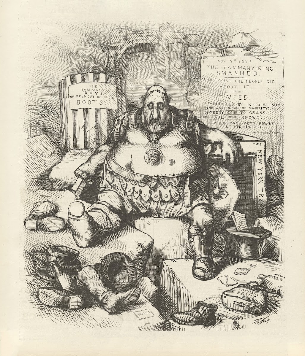 What are you laughing at To the victor belong the spoils 1871