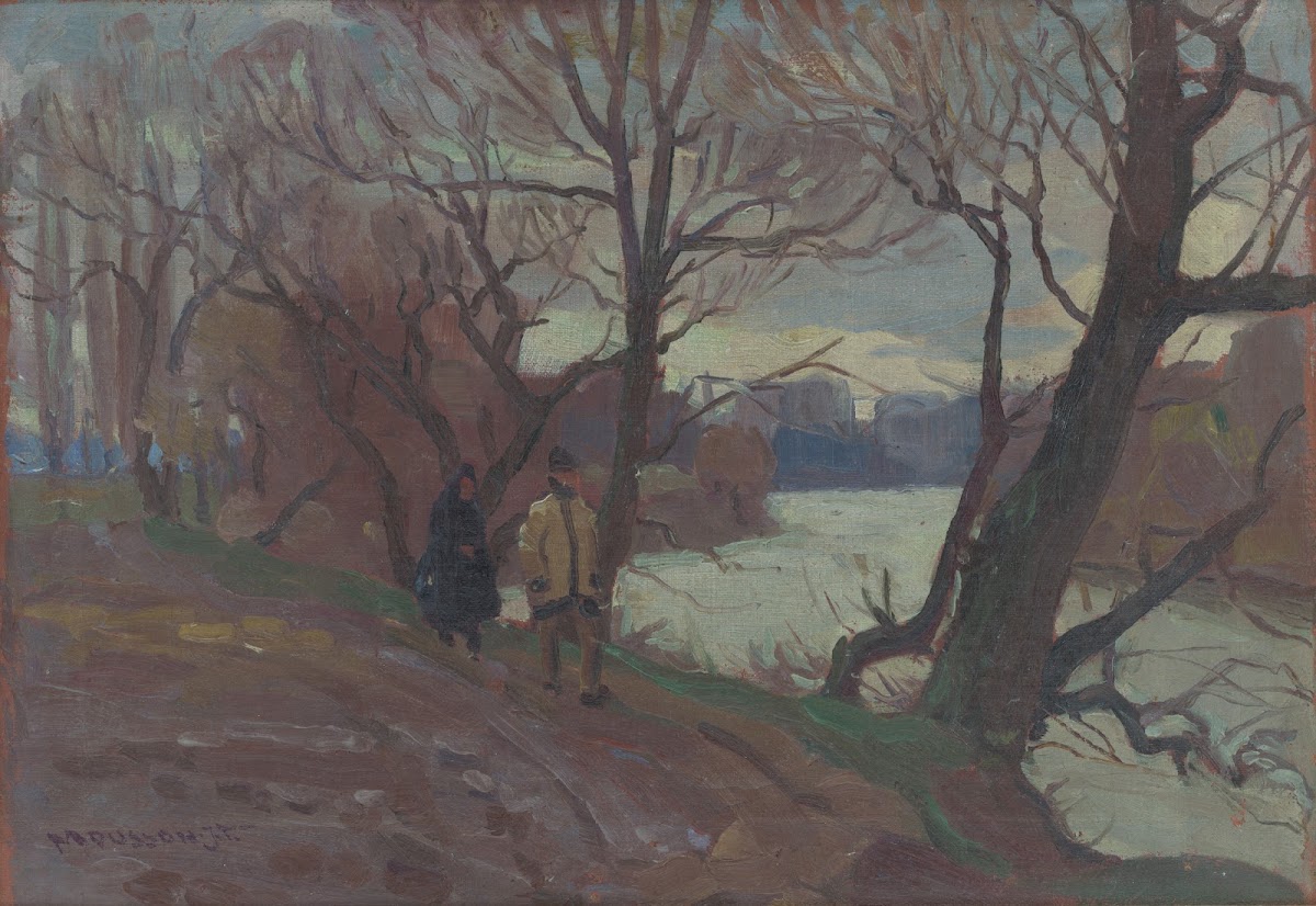 River near Michalovce 1920