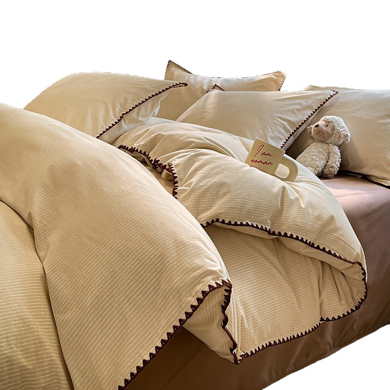 Cotton bedding set, 4-piece, winter edition