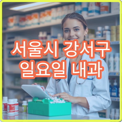 서울시 강서구 일요일 내과 진료 감기·장염 증상 진단 및 처방 가능