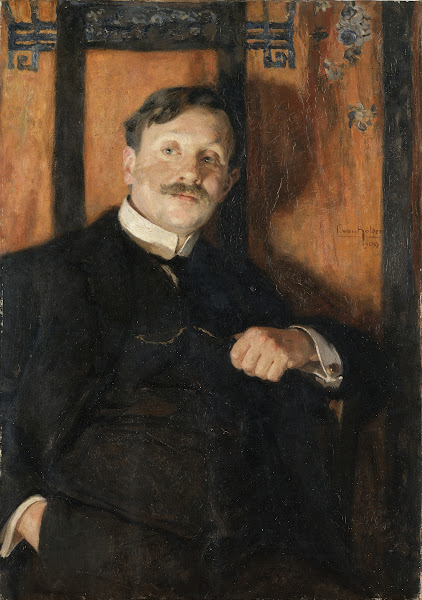 Portrait of art critic Sander Pierron 1909