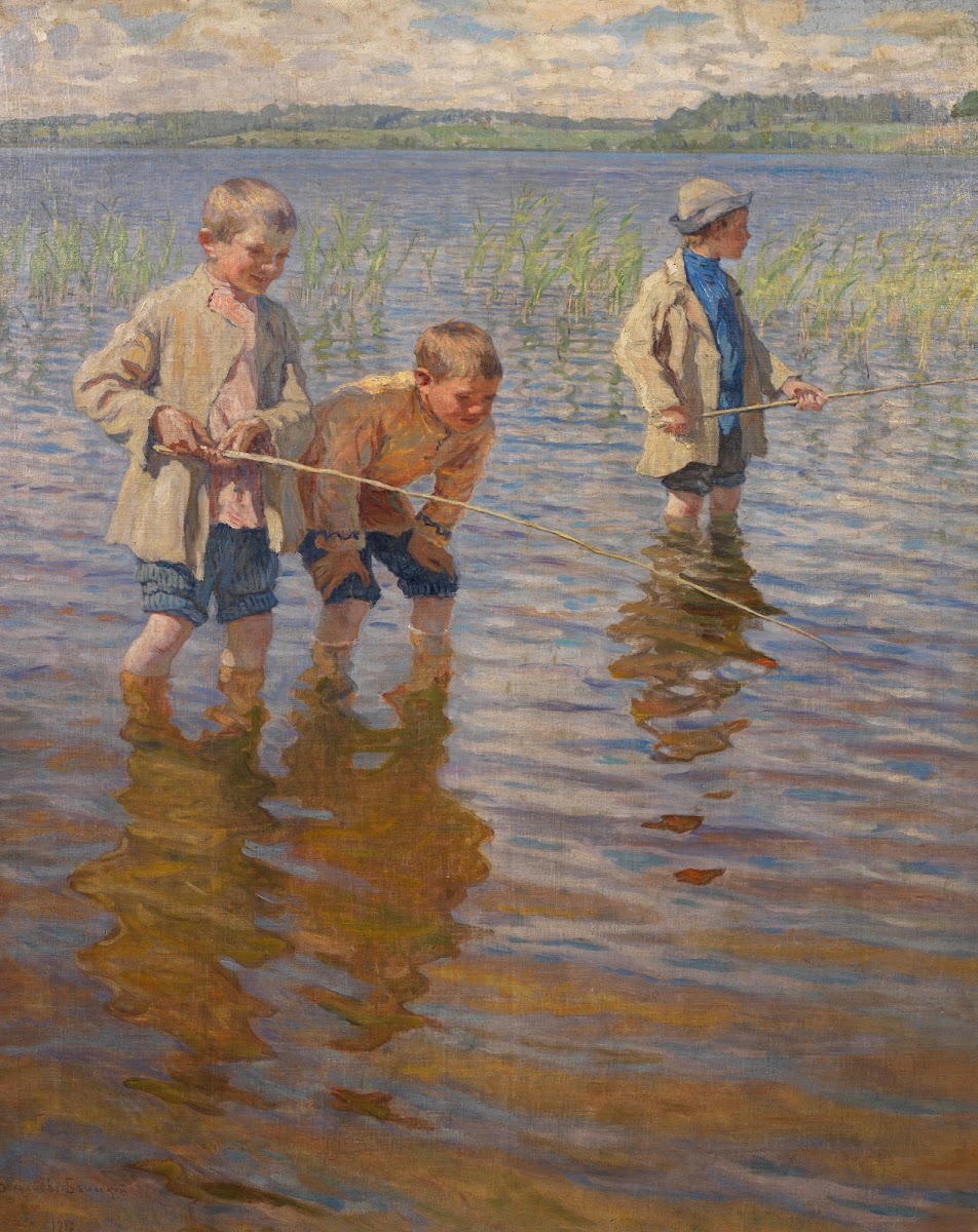 Mid Day Fishing 1917