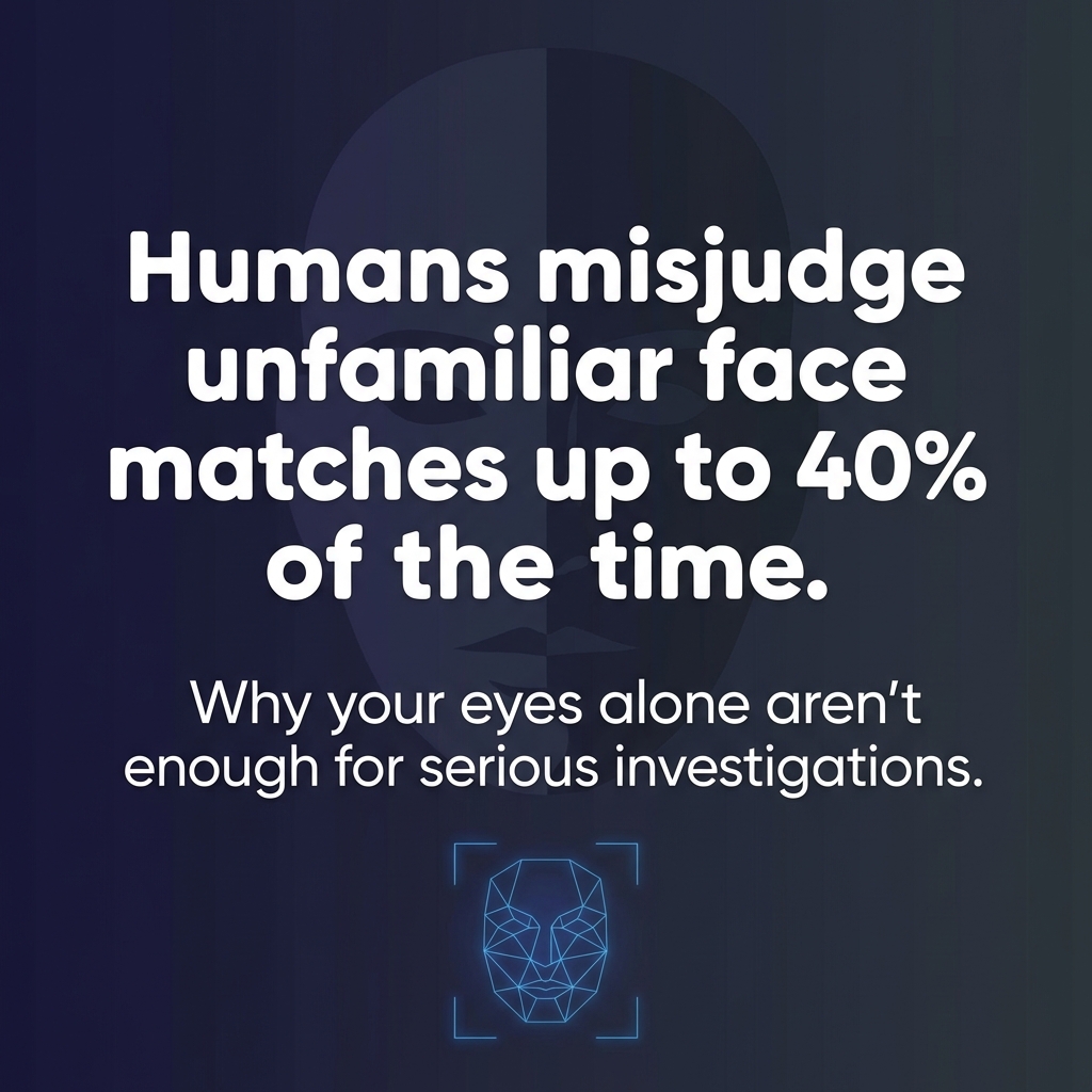 Why Human Face Matching Fails 40% of the Time—And What to Do About It