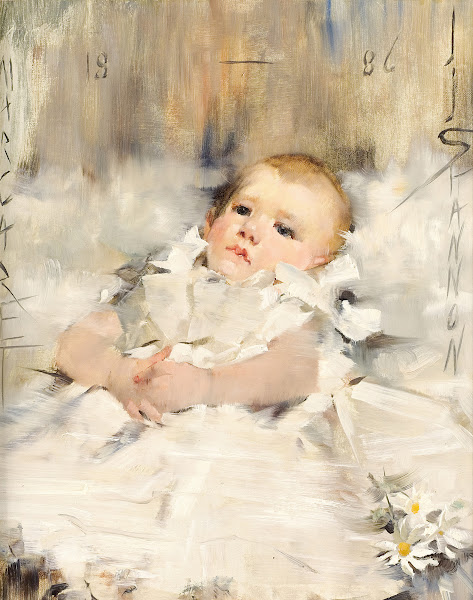 Baby in a Ruffled Dress 1886