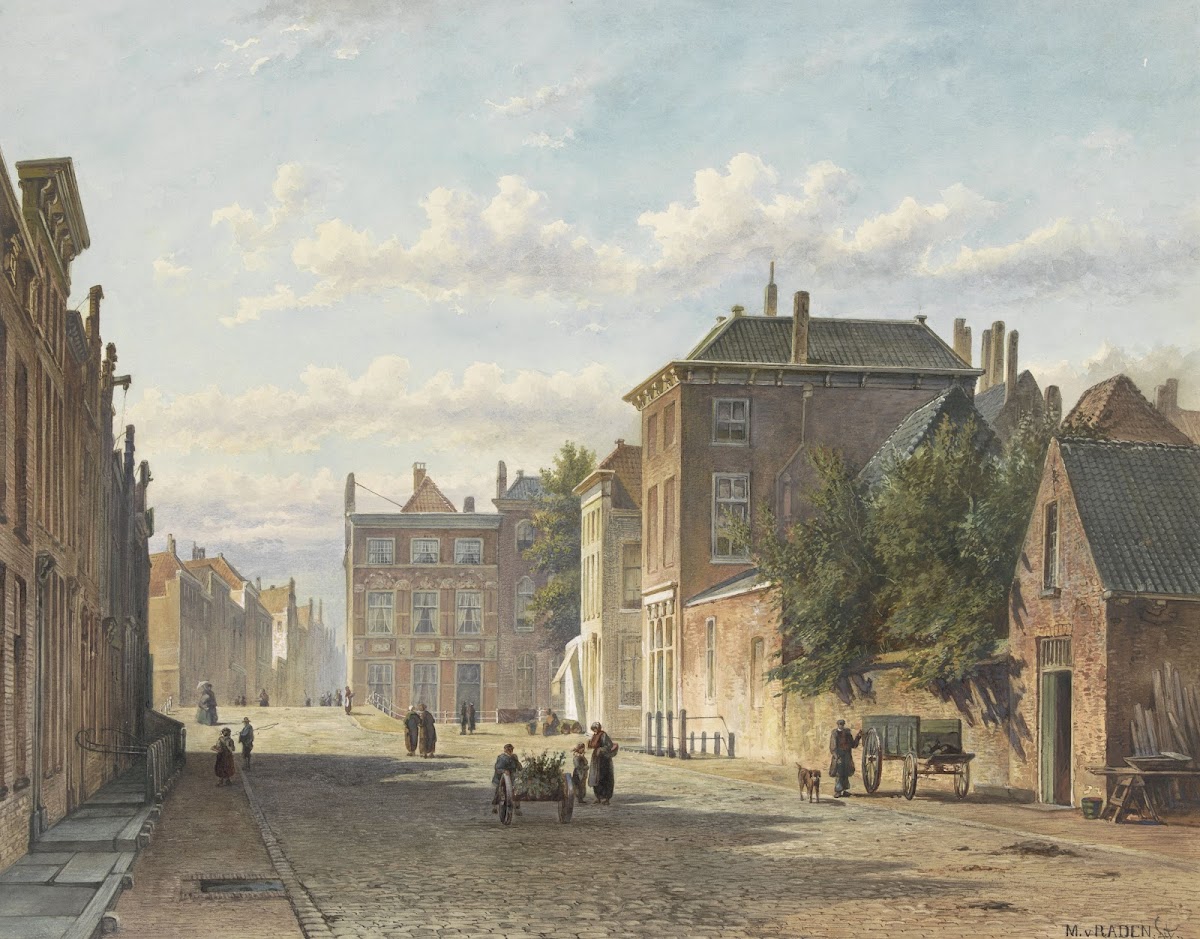 De Gedempte Burgwal te s Gravenhage 1842   1879