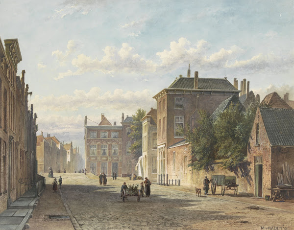 De Gedempte Burgwal te s Gravenhage 1842   1879