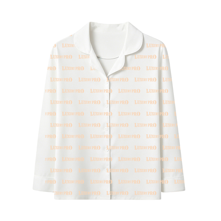AOP Children's Long Sleeve Shirt & Long Pants Pajama Set