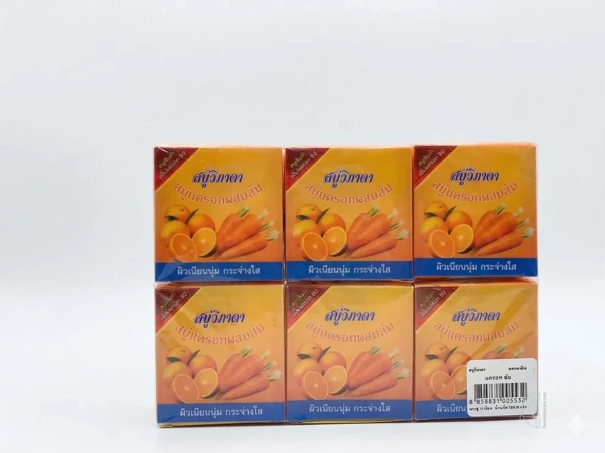 Vipada Mixed Fruit Soap 6pcs
