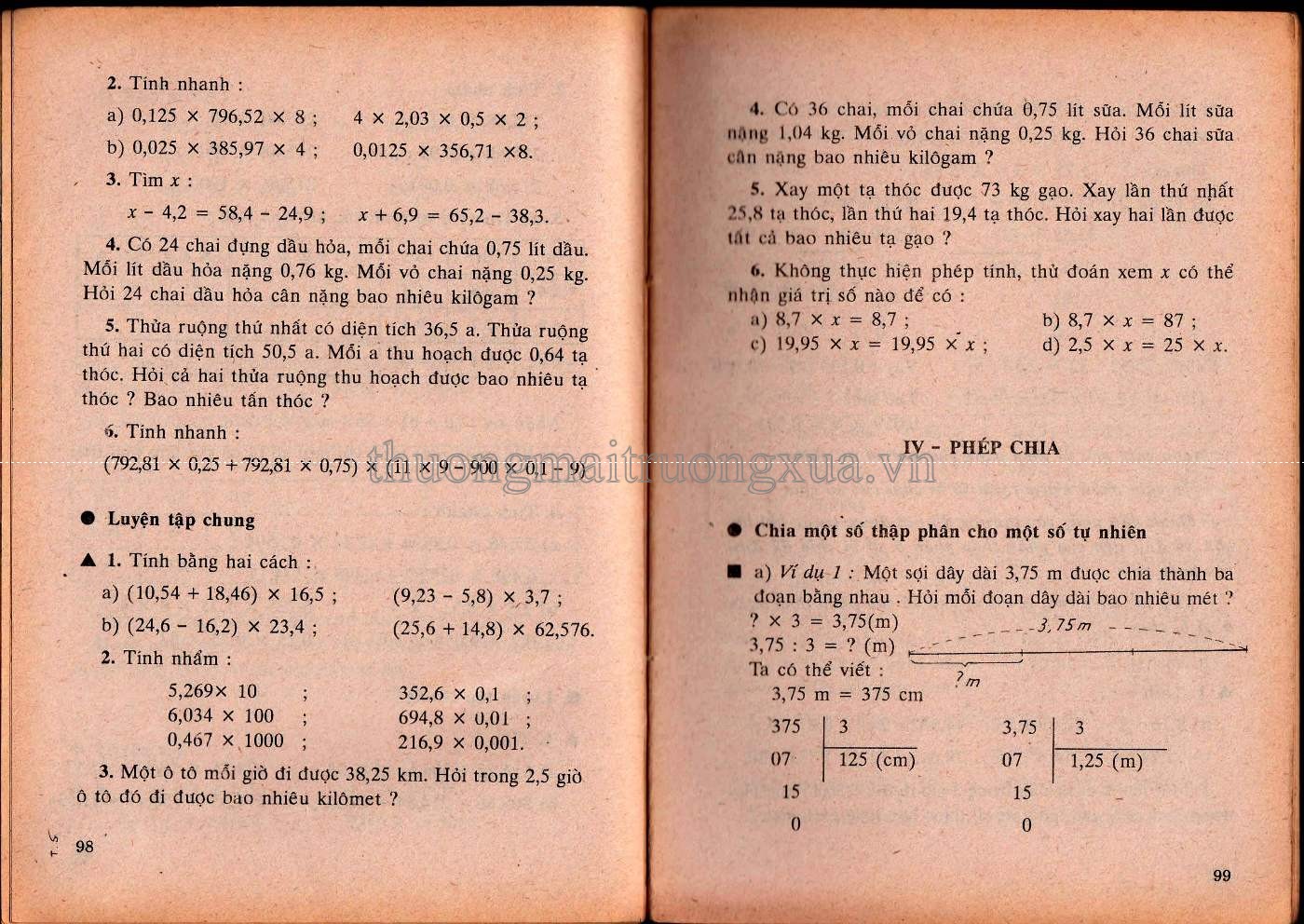 Toán 5 (1995) - Trang 116