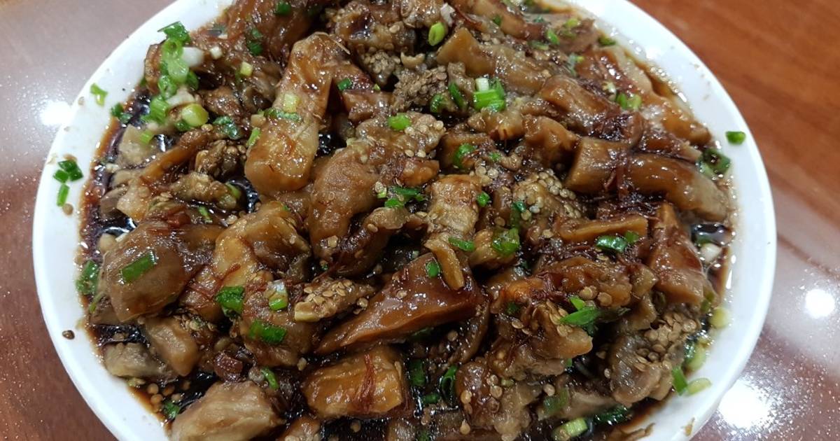SP.0108 - Cà Tím Nướng Mỡ Hành Xốt Xì Dầu