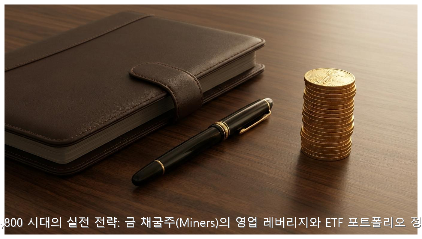 금 채굴주 투자 전략: 레버리지와 ETF 분석 핵심 안내 및 분석 인포그래픽 (6)