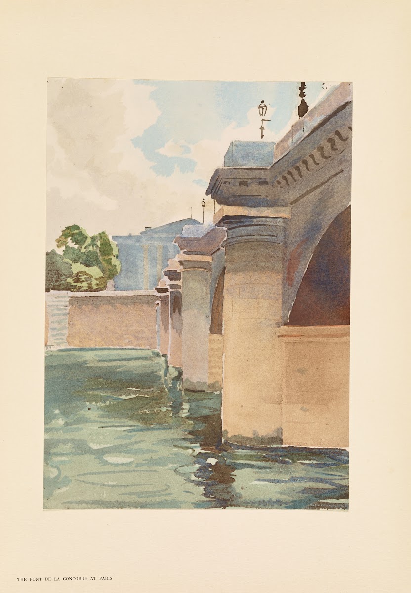 The Pont de la Concorde Paris 1925