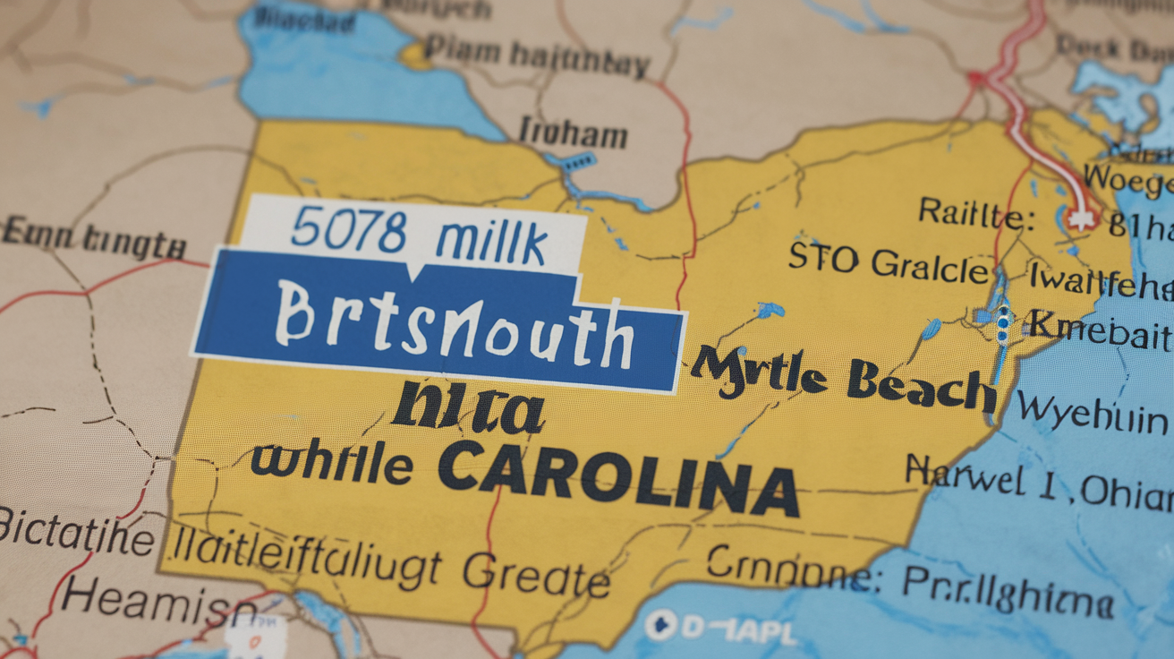 Distance and Travel Tips: Portsmouth, OH to Myrtle Beach, SC