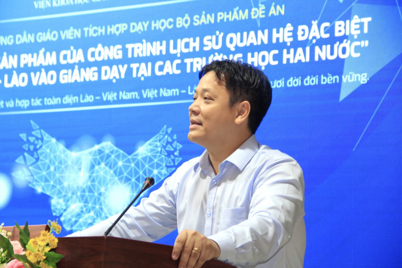 Giảng viên, cán bộ Trường Đại học Tây Bắc tham gia tập huấn tích hợp dạy học “Đưa nội dung các sản phẩm của công trình lịch sử quan hệ đặc biệt hai nước Việt Nam - Lào vào giảng dạy tại các trường học hai nước”