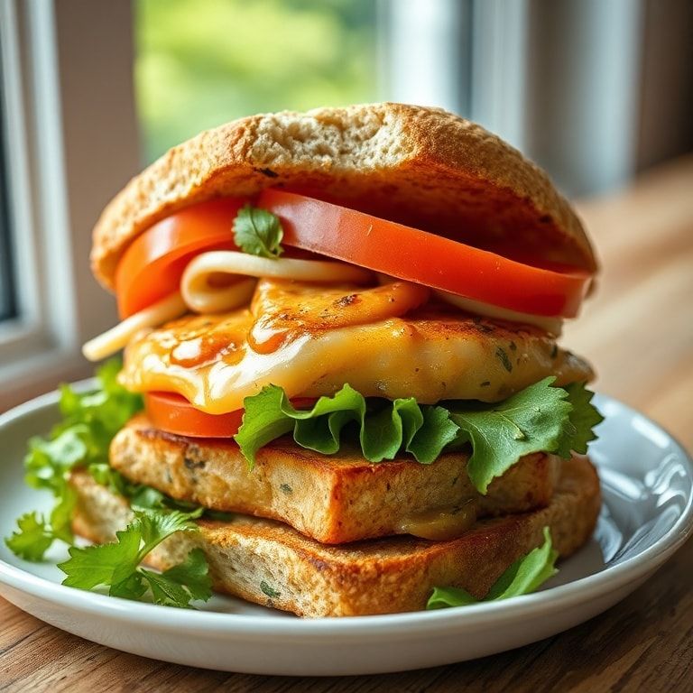 Irresistible Summer Smoky Tofu Lettuce Tomato (TLT) Sandwich: Quick & Homemade