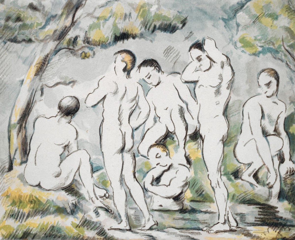 Les Baigneurs  Petite planche 1896 97