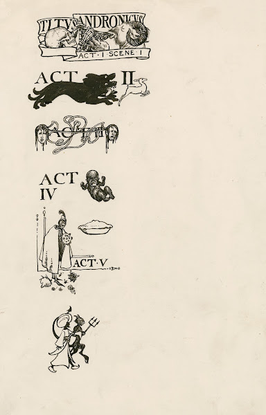 Titus Andronicus Headings 1900
