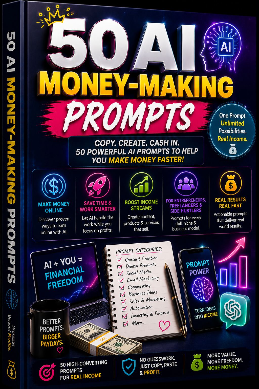 Bonus 1: 50 AI Money-Making Prompts