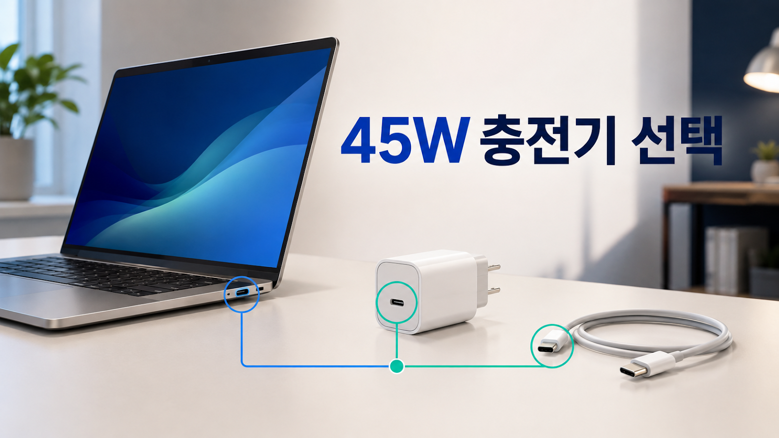 갤럭시 북6 대체용 45W USB-C 충전기와 케이블을 고르는 대표 이미지