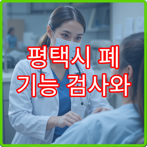 평택시 폐 기능 검사와 호흡기 질환 평가 가능한 전문 병원 안내