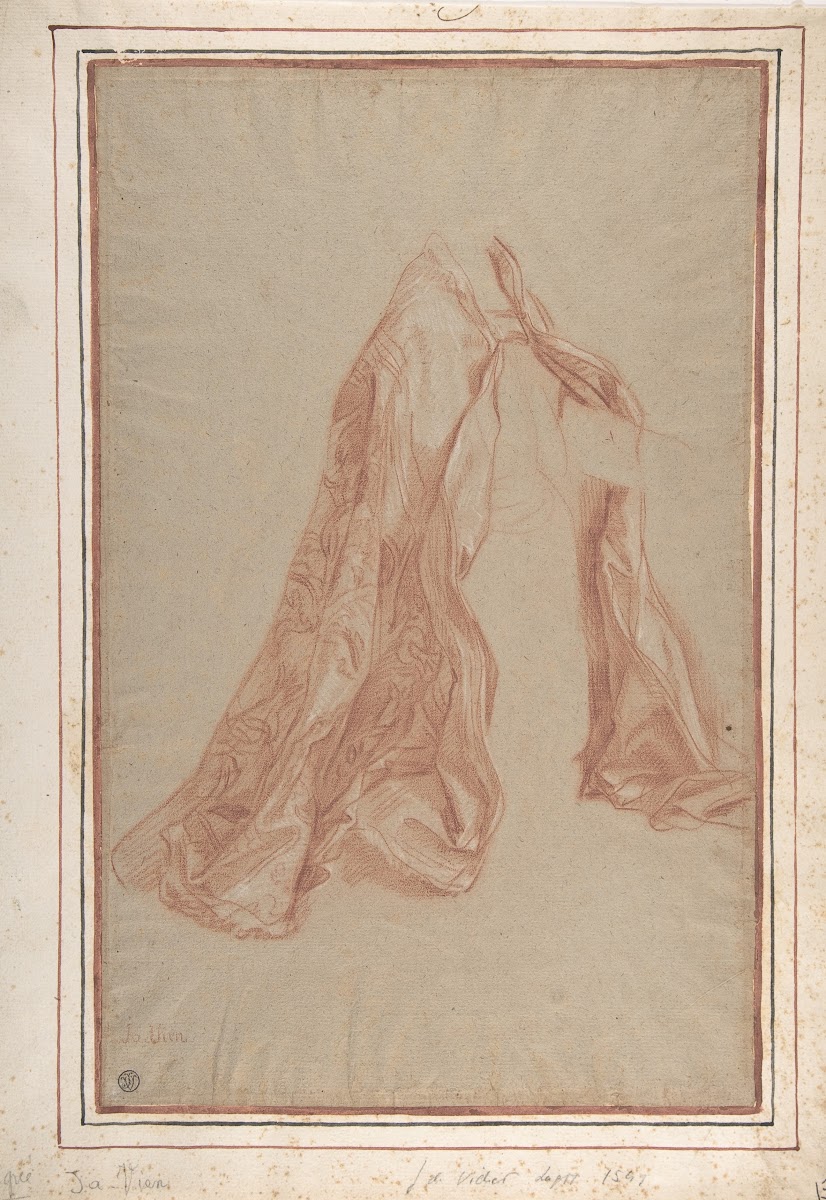 Kneeling Figure Wearing a Cope