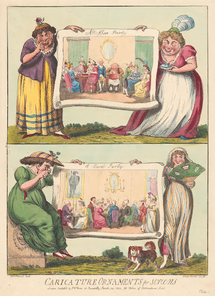 A Tea Party A Card Party 1800