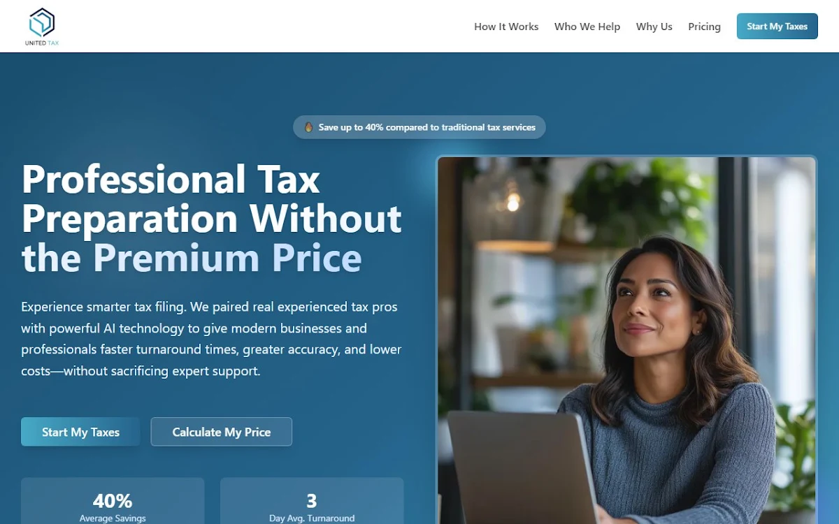 Captura de UnitedTax.AI