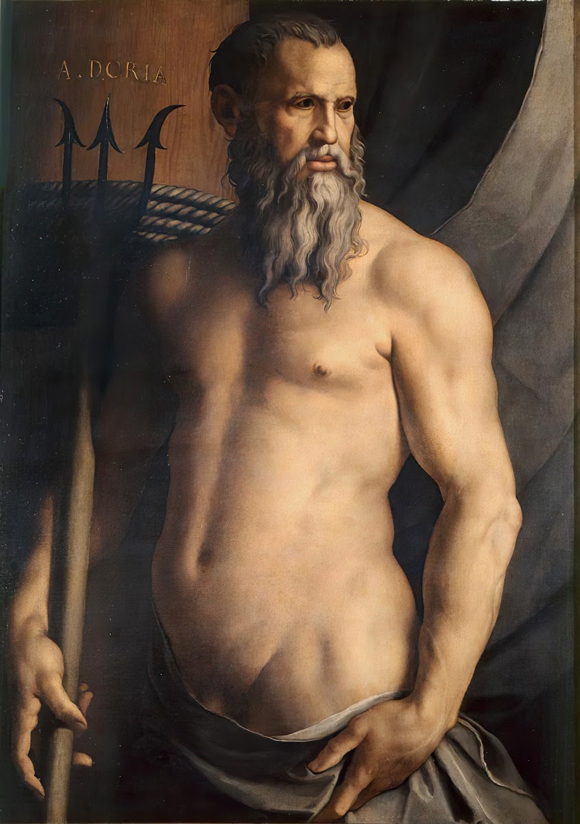 Portrait Of Andrea Doria As Neptune 15501555