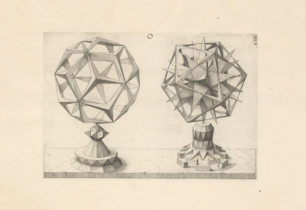 Perspectiva Corporum Regularium Perspective of regular solids Pl28 1568