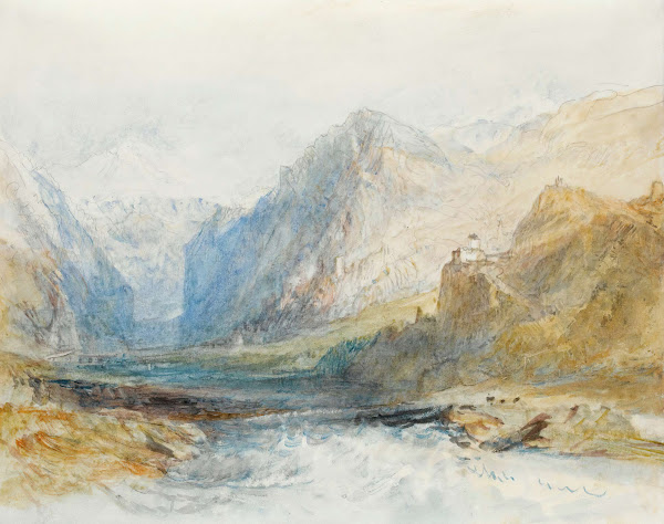 The Domleschg Valley Looking North To The Gorge At Rothenbrünnen 1840