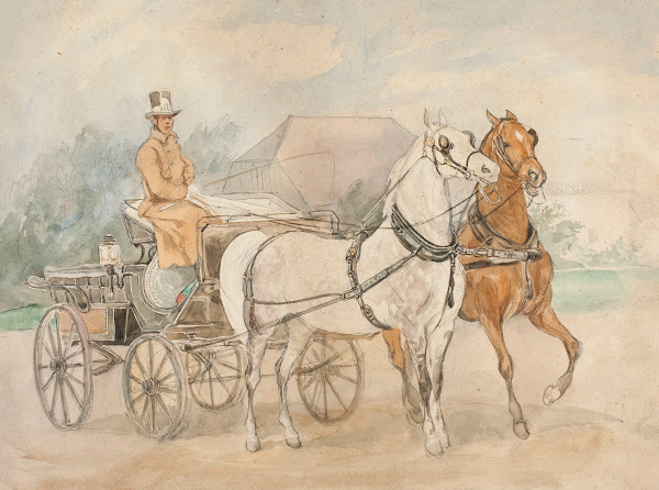 Equipage of Count Adam Krasiński 1854