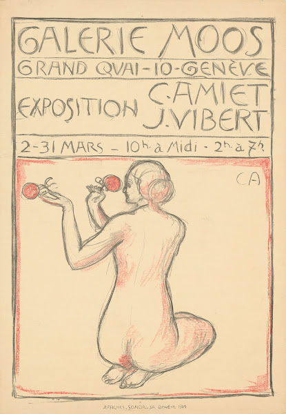 Galerie Moos Exposition C Amiet J Vibert 1914