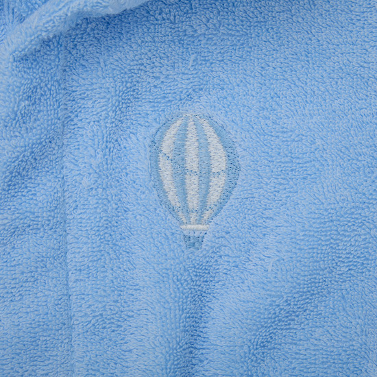 Children's bathrobe Twins Beau size 86-92 (100% cotton terry) blue