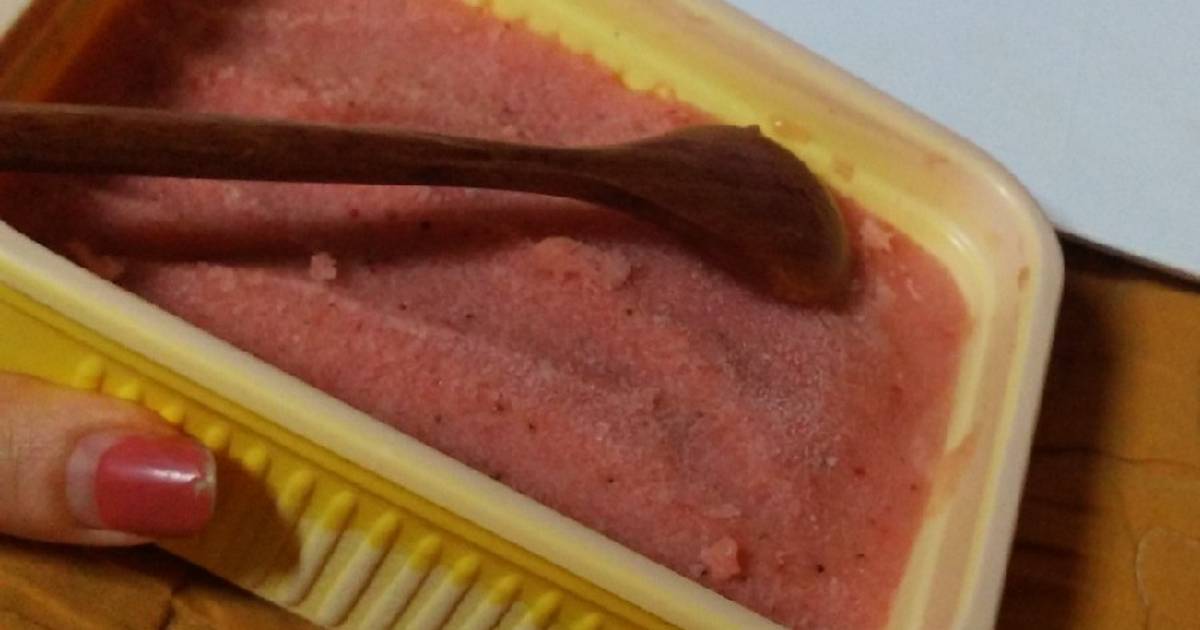 Kem dâu chuối healthy