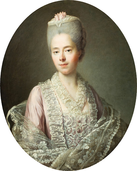 Portrait of Renée Anne Jacquette Guillemette Moulin de la Racinière Madame dAngo