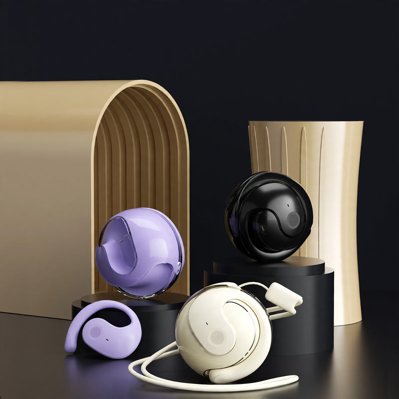Open Bluetooth headphones with AI translation, not in-ear