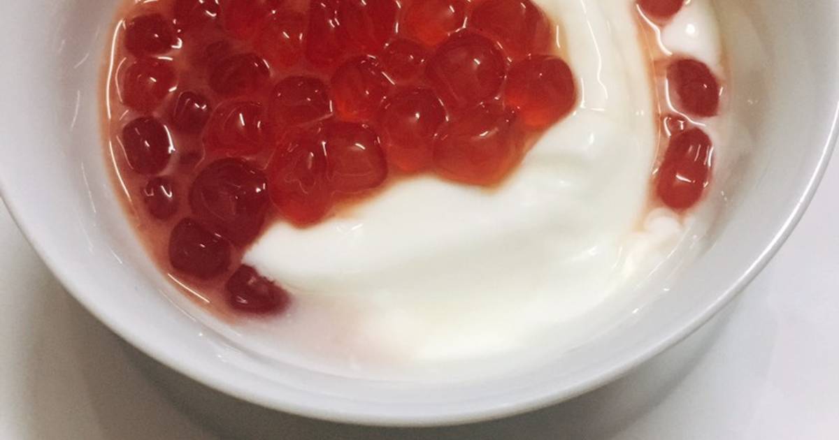 Sữa chua trân châu đỏ