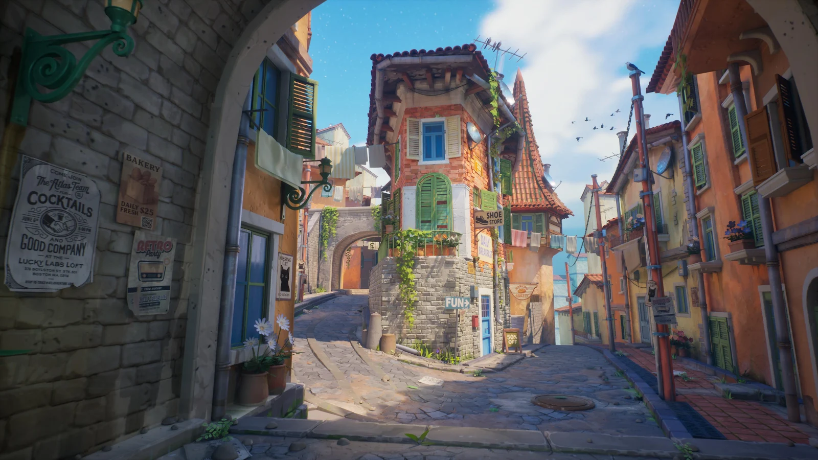 Tuscany, Italian Street, European Architecture, Mediterranean Village 4K Desktop Wallpaper