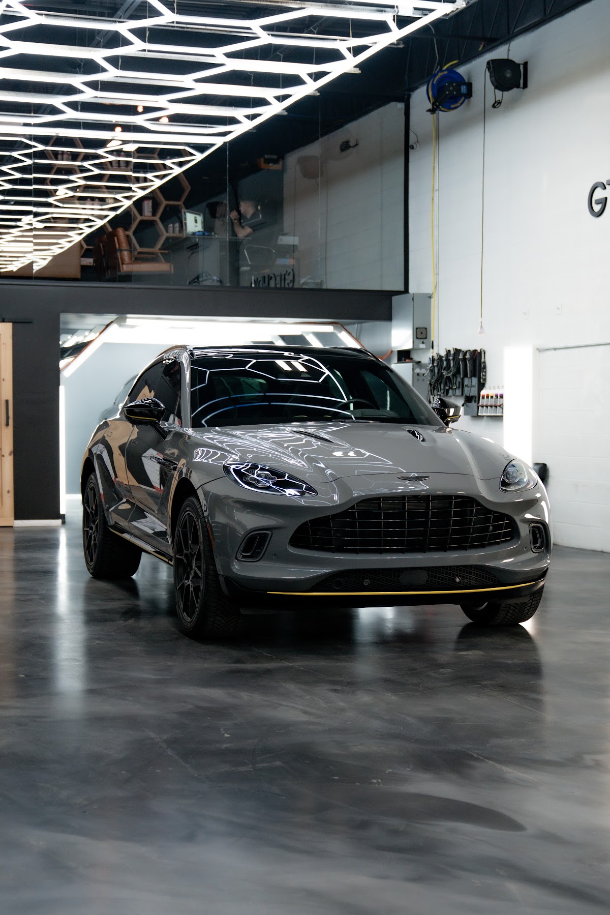 Aston Martin DBX 707 interior after detailing at ZAutoCare