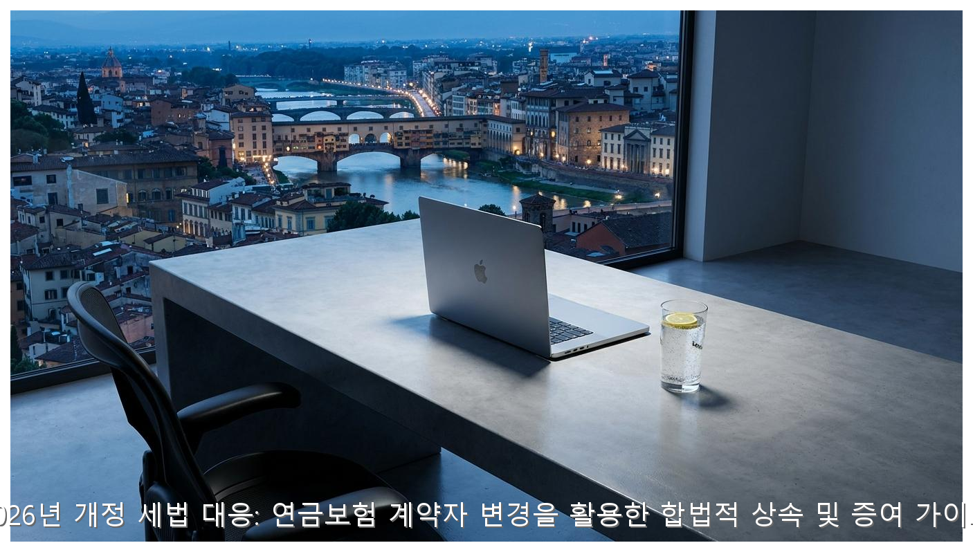 2026 연금보험 상속세 0원 전략 핵심 안내 및 분석 인포그래픽 (6)