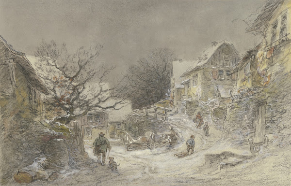 Winteransicht von Falkenstein