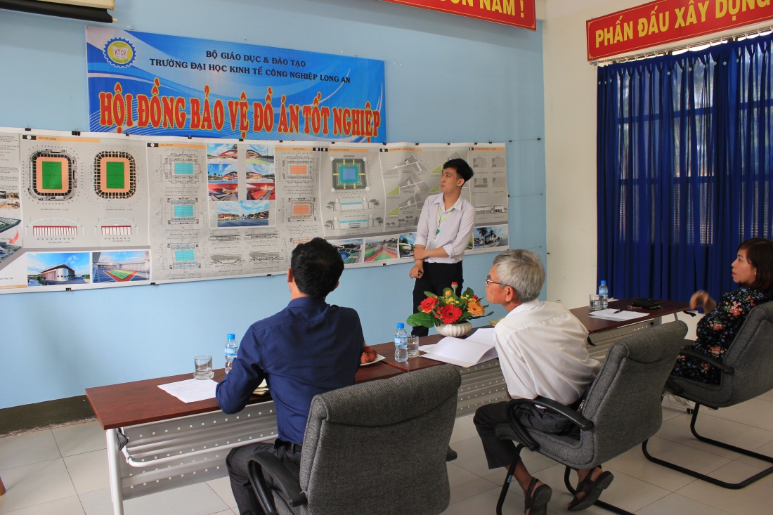 Sinh viên Nguyễn Chí Bảo – đề tài Khu liên hợp thể thao Lợi Bình Nhơn