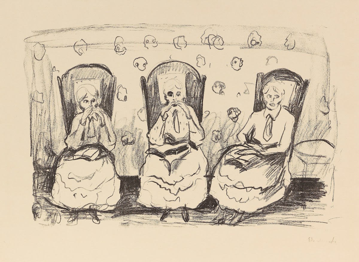 Drei alte Damen 1922
