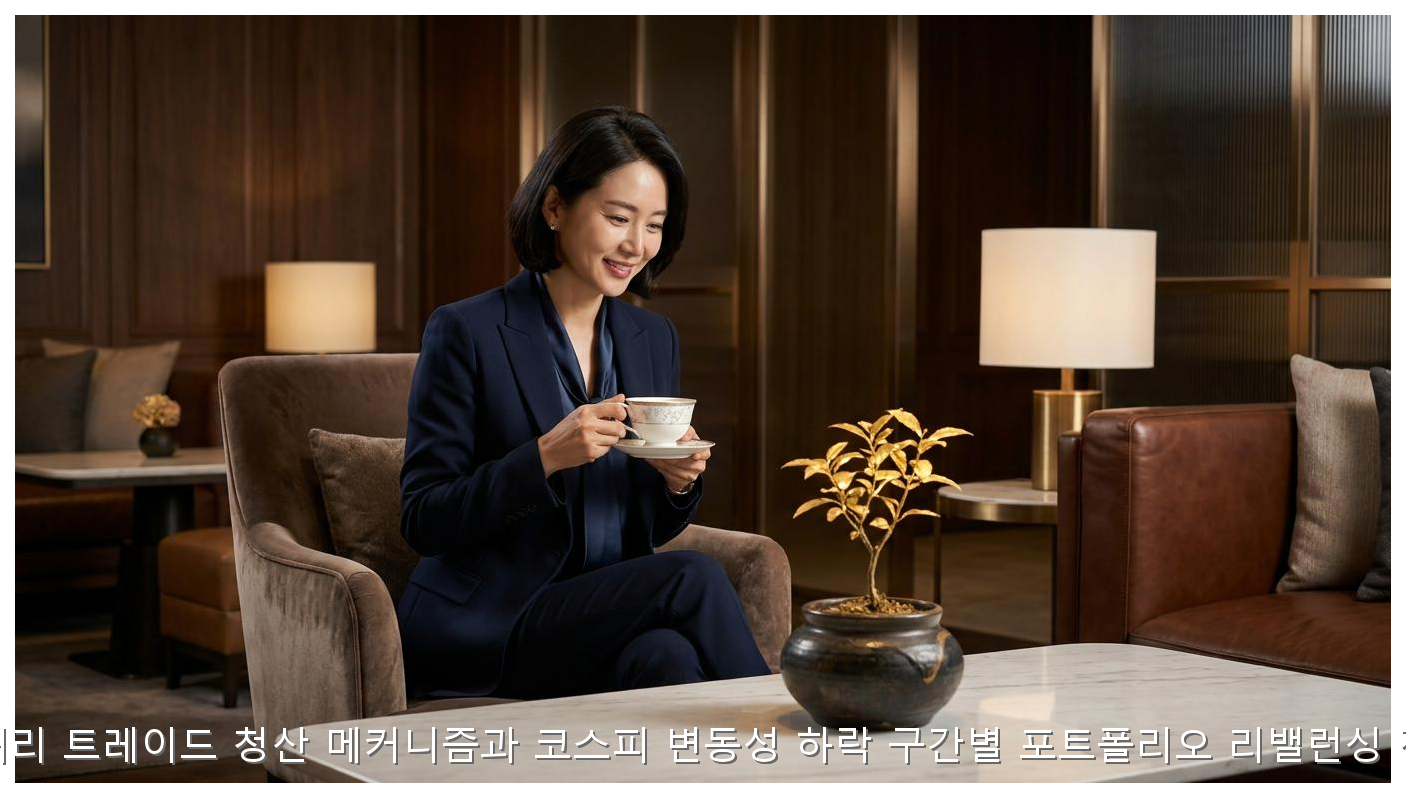 엔캐리 트레이드 청산 메커니즘과 코스피 변동성 하락 구간별 포트폴리오 리밸런싱 전략 핵심 안내 및 분석 인포그래픽 (5)