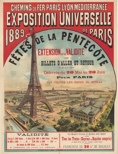 Chemins de Fer Paris Lyon Méditerranée Exposition universelle de Paris 1889 1889
