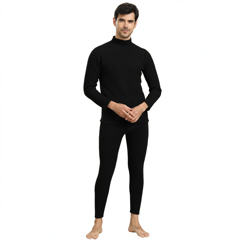 Thermal underwear set, lamb fleece imitation, extra thick