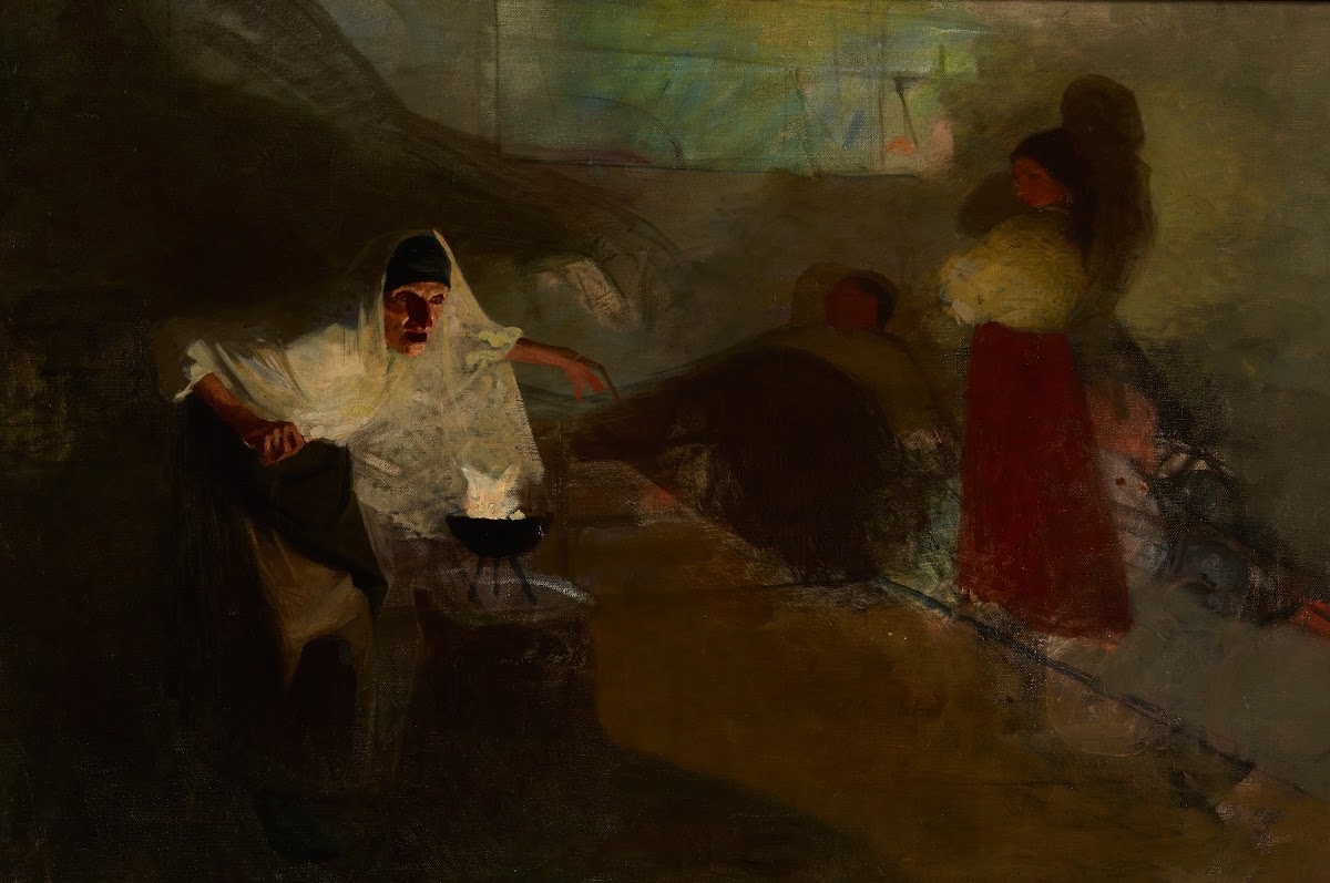 At a Fortune Teller before 1895