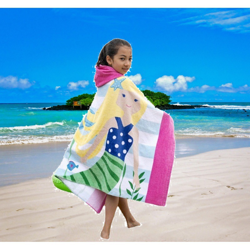 Hooded Towel, Microfiber, 127–160 cm
