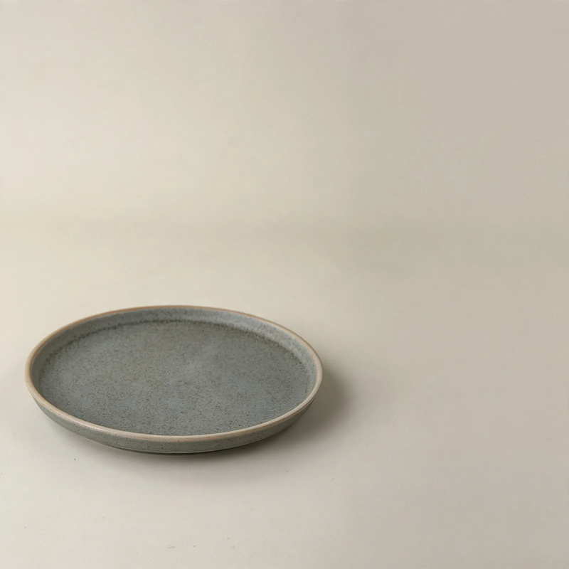Porcelain dinnerware set with gold rim, luxury design